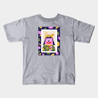 Cat Hat Kids T-Shirt